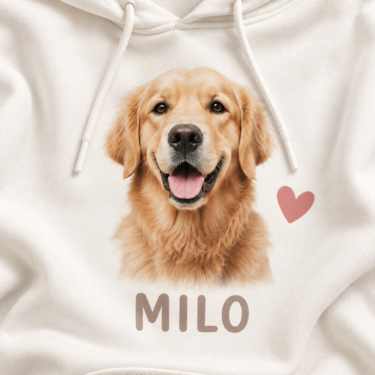 Custom Pet Portrait Hoodie with Your Dog or Cat’s Photo and Name — A Personalized Gift for Pet Lovers - Image 3